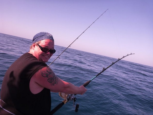 hooked up Cavalier & Blue Marlin Sport Fishing Gran Canaria