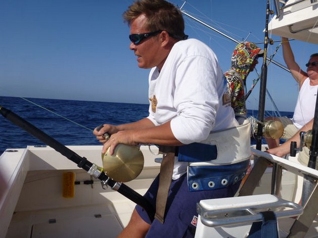 Hooked up Cavalier & Blue Marlin Sport Fishing Gran Canaria
