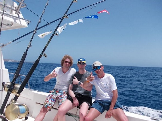 Satisfied Fishermen Cavalier & Blue Marlin Sport Fishing Gran Canaria