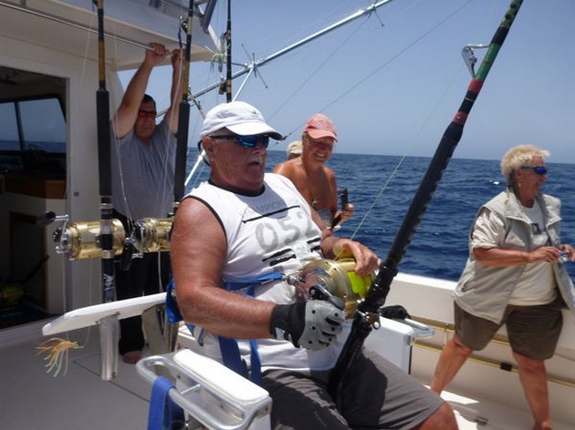 Hooked up Cavalier & Blue Marlin Sport Fishing Gran Canaria