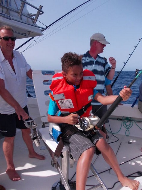 Hooked up Cavalier & Blue Marlin Sport Fishing Gran Canaria