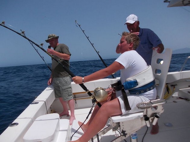 Hooked up Cavalier & Blue Marlin Sport Fishing Gran Canaria