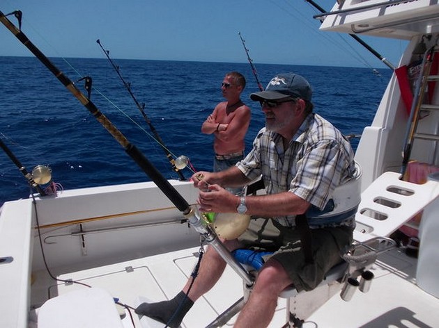 2 Blues + 1 Spearfish Cavalier & Blue Marlin Sport Fishing Gran Canaria