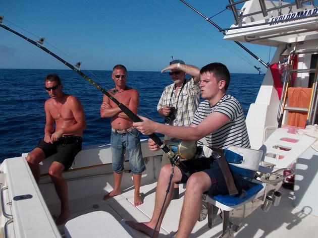 hooked in Cavalier & Blue Marlin Sport Fishing Gran Canaria