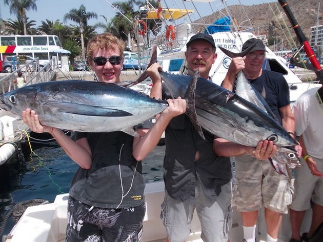 Satisfied Fishermen Cavalier & Blue Marlin Sport Fishing Gran Canaria