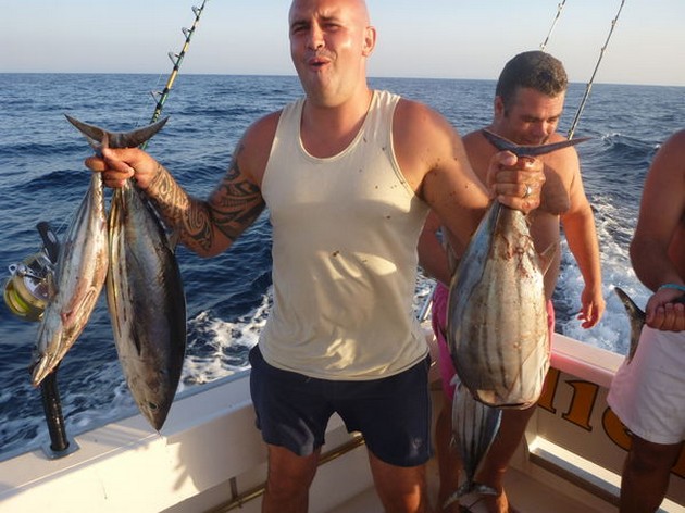 LITTLE STORT SPEL Sportfiskarna på båten CAVALIER Cavalier & Blue Marlin Sport Fishing Gran Canaria