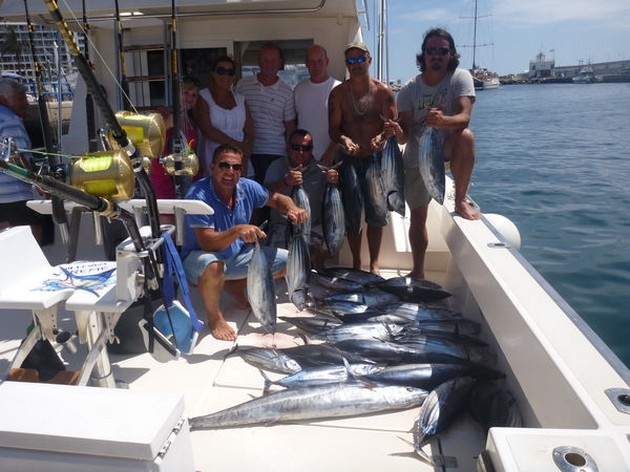 12/09 Great Day - Another successful fishing day on the Cavalier Cavalier & Blue Marlin Sport Fishing Gran Canaria