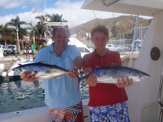 Skipjack Tuna's Cavalier & Blue Marlin Sport Fishing Gran Canaria
