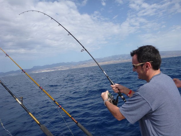 hooked up Cavalier & Blue Marlin Sport Fishing Gran Canaria