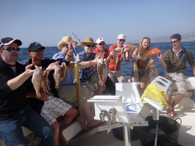 BRA FÅNGNING CAVALIER seglade i morse med 5 Cavalier & Blue Marlin Sport Fishing Gran Canaria