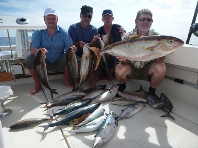 AMBERJACKS & SIERRAS & BARACUDA Igår och idag Cavalier & Blue Marlin Sport Fishing Gran Canaria