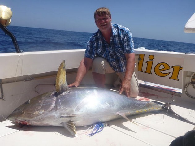 Big Eye tonfisk 105 kg Cavalier & Blue Marlin Sport Fishing Gran Canaria