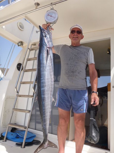 Wahoo 16 kg. Cavalier & Blue Marlin Sport Fishing Gran Canaria