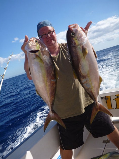 Amberjacks caught by Christian Arbild from Denmark Cavalier & Blue Marlin Sport Fishing Gran Canaria
