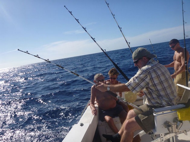 Hooked up Cavalier & Blue Marlin Sport Fishing Gran Canaria