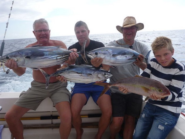 Nice Catch - Satisfied fishermen from Sweden on the boat Cavalier Cavalier & Blue Marlin Sport Fishing Gran Canaria