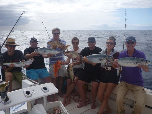 Congratulations - Great catch after a day fishing on the Cavalier Cavalier & Blue Marlin Sport Fishing Gran Canaria
