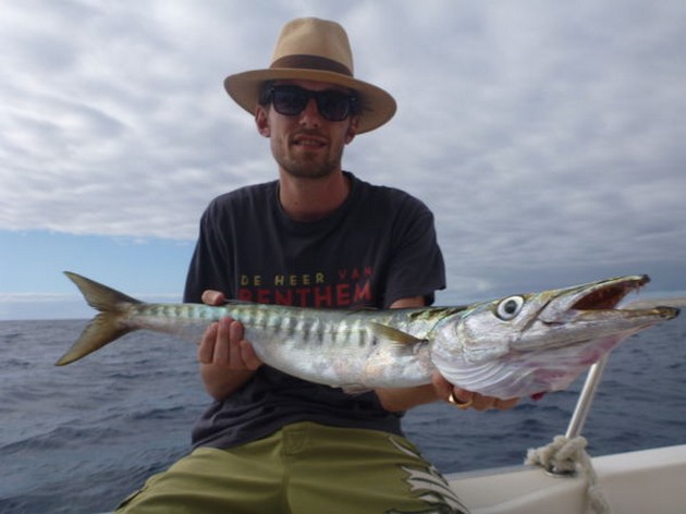 Barracuda caught by Valentijn van Benthem from Holland Cavalier & Blue Marlin Sport Fishing Gran Canaria