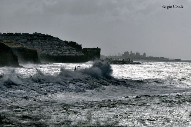 Harde wind houdt boten binnen Cavalier & Blue Marlin Sport Fishing Gran Canaria