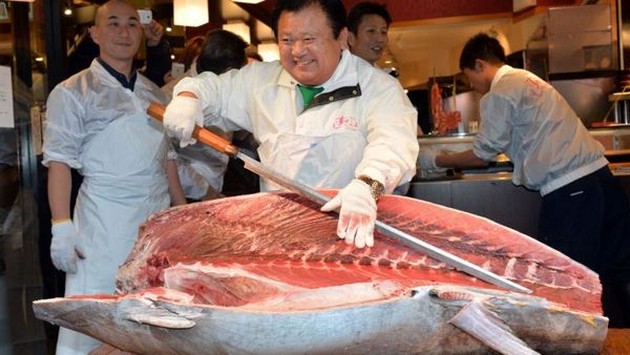 Prijs eerste tonijn 2014 gekelderd Cavalier & Blue Marlin Sport Fishing Gran Canaria