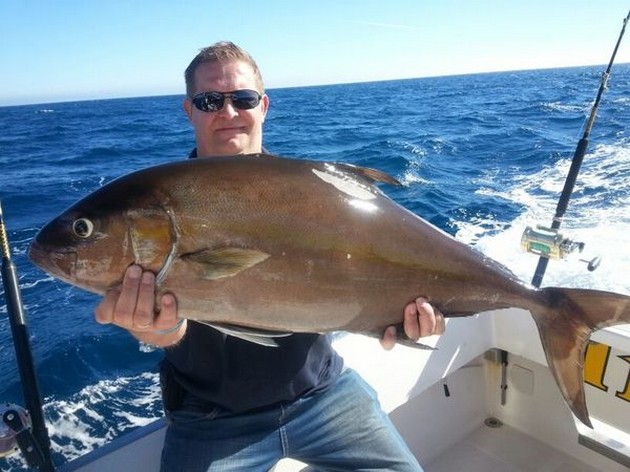 15 lbs Amberjack caught by Soren Kristiansen from Denmark Cavalier & Blue Marlin Sport Fishing Gran Canaria