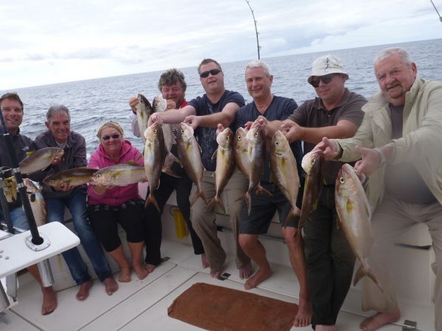 Geweldige visdag met maar liefst 14 mooie Amberjacks Cavalier & Blue Marlin Sport Fishing Gran Canaria