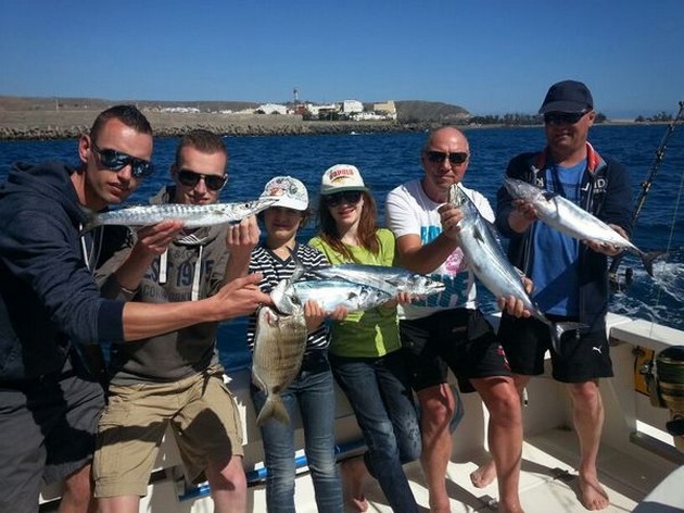 Hooked up - Peter de Boer and friends from Holland Cavalier & Blue Marlin Sport Fishing Gran Canaria
