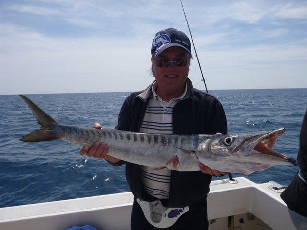Ralf Gustavson met een mooie Barracuda Cavalier & Blue Marlin Sport Fishing Gran Canaria