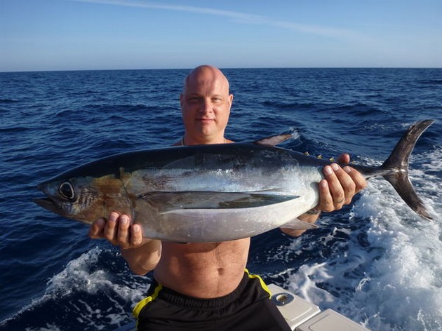 Albacore Tuna caught by Niklas Blomqvist from Sweden Cavalier & Blue Marlin Sport Fishing Gran Canaria