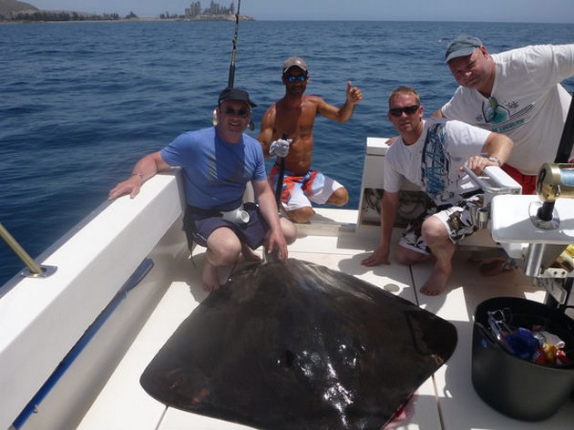 Heavy  Stingray on the Cavalier Cavalier & Blue Marlin Sport Fishing Gran Canaria