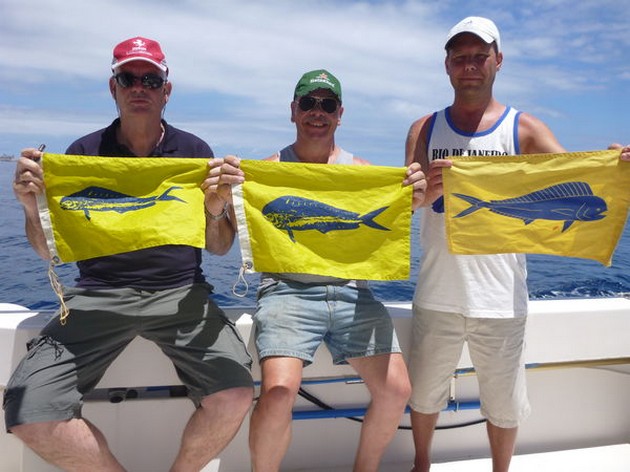Dorado's en Skipjacks Cavalier & Blue Marlin Sport Fishing Gran Canaria