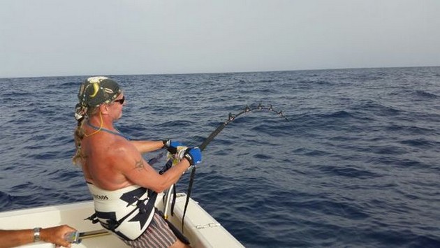 340 kg Blauwe Marlijn voor de Cavalier Cavalier & Blue Marlin Sport Fishing Gran Canaria