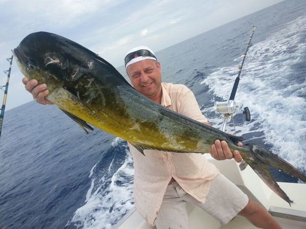 Speervis gevangen door de boot Blue Marlin 3. Cavalier & Blue Marlin Sport Fishing Gran Canaria