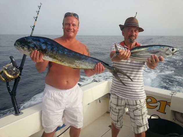 Satisfied fishermen - Satisfied anglers on board of the Cavalier Cavalier & Blue Marlin Sport Fishing Gran Canaria