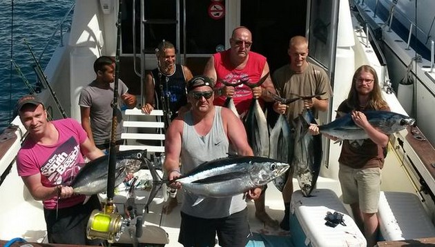 Satisfied fishermen - Satisfied anglers Cavalier & Blue Marlin Sport Fishing Gran Canaria