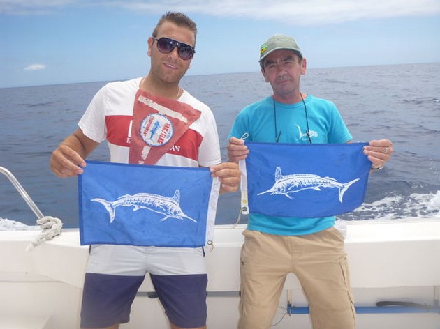 Satisfied anglers - Satisfied fishermen on the boat Cavalier Cavalier & Blue Marlin Sport Fishing Gran Canaria
