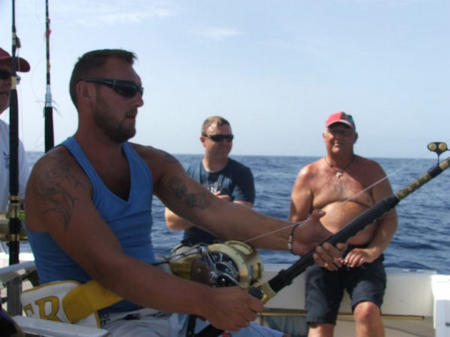 Hooked Up - Sander Pipping onboard of the boat Cavalier Cavalier & Blue Marlin Sport Fishing Gran Canaria