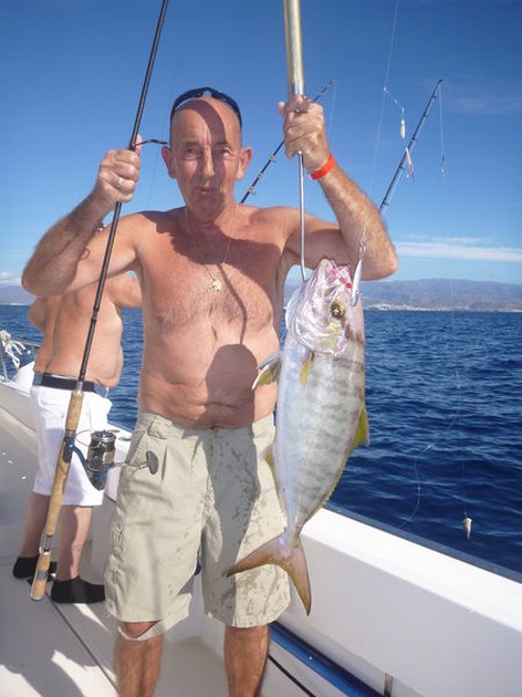 Light Tackle - Leo caught this Amberjack on light tackle Cavalier & Blue Marlin Sport Fishing Gran Canaria