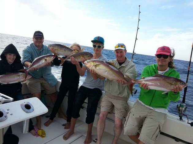 Satisfied fishermen - Satisfied anglers on board of the Cavalier Cavalier & Blue Marlin Sport Fishing Gran Canaria