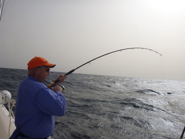 Hooked Up - Pete McAdam hooked up with an Amberjack Cavalier & Blue Marlin Sport Fishing Gran Canaria