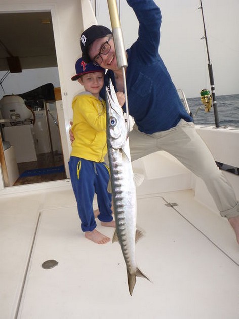 Barracuda - Junior Philip caught this beautiful Barracuda on the Cavalier Cavalier & Blue Marlin Sport Fishing Gran Canaria