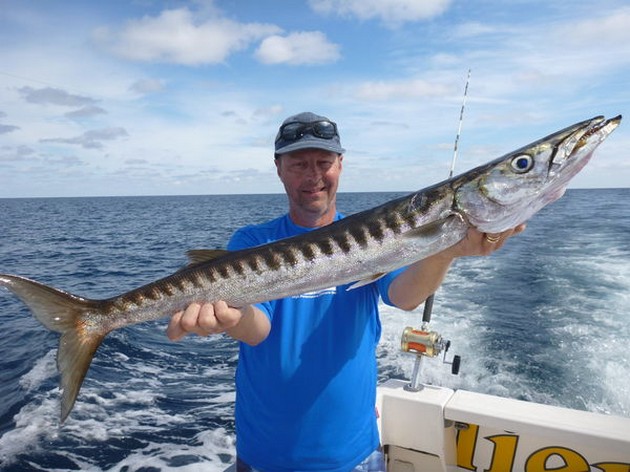 Barracuda - Kaarlo Salkunen from Norway on the Cavalier Cavalier & Blue Marlin Sport Fishing Gran Canaria