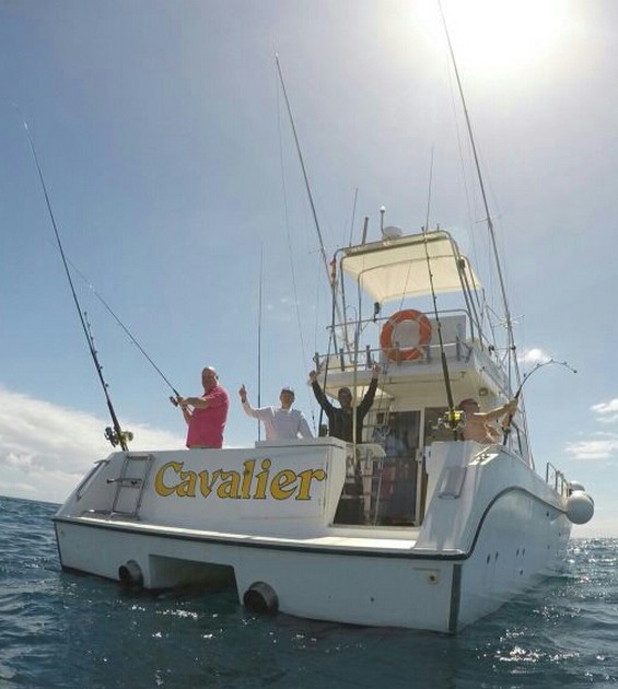 Mooie vangsten voor 3 Engelse sportvissers Cavalier & Blue Marlin Sport Fishing Gran Canaria