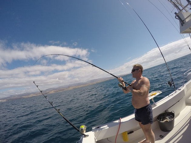 Hooked up Cavalier & Blue Marlin Sport Fishing Gran Canaria