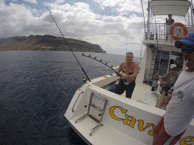 Hooked Up - Danny Bernard from Holland hooked up Cavalier & Blue Marlin Sport Fishing Gran Canaria