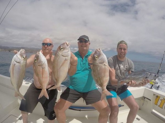 Satisfied fishermen - Satisfied anglers on board of the Cavalier Cavalier & Blue Marlin Sport Fishing Gran Canaria