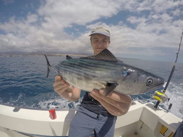 North Atlantic Bonito caught by Elin Blomqvist Cavalier & Blue Marlin Sport Fishing Gran Canaria