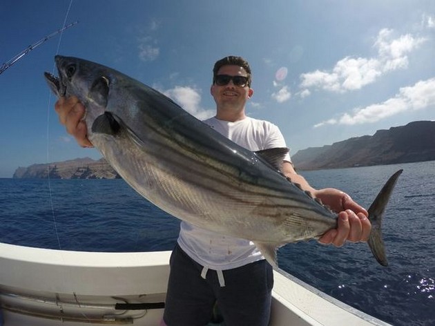 North Atlantic Bonito caught by Tomas Narboe from Norway Cavalier & Blue Marlin Sport Fishing Gran Canaria