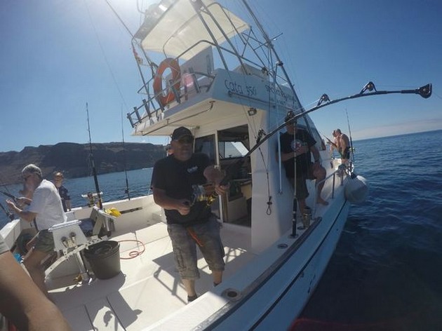 Fighting Hendrik Cavalier & Blue Marlin Sport Fishing Gran Canaria