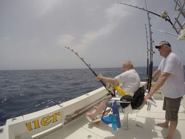 Hooked Up - Klaas Westerhof from Holland fighting with a Blue Marlin Cavalier & Blue Marlin Sport Fishing Gran Canaria